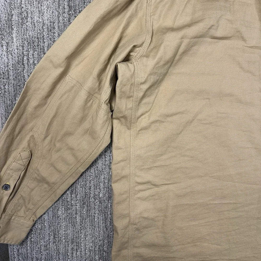 DeWalt Guaranteed‎ Tough Austin ProStretch Long Sleeve Shirt Size 2XL Brown Work